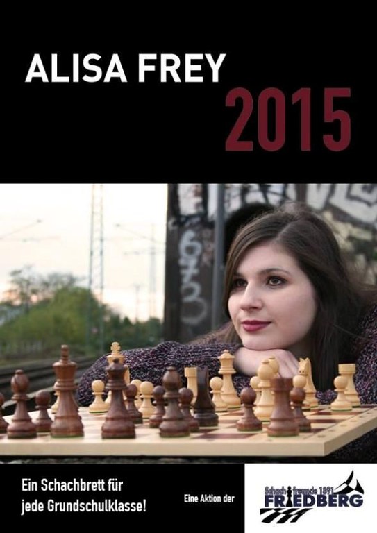 Aktion "Ein Schachbrett für jede Grundschulklasse!", Schachkalender Alisa Frey Aktion "Ein Schachbrett für jede Grundschulklasse!", Schachkalender Alisa Frey