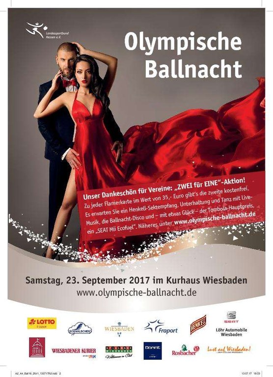 Der LSBh lädt ein zur Olympischen Ballnacht Der LSBh lädt ein zur Olympischen Ballnacht